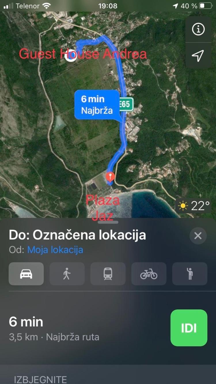 Guest House Andrea Будва Экстерьер фото